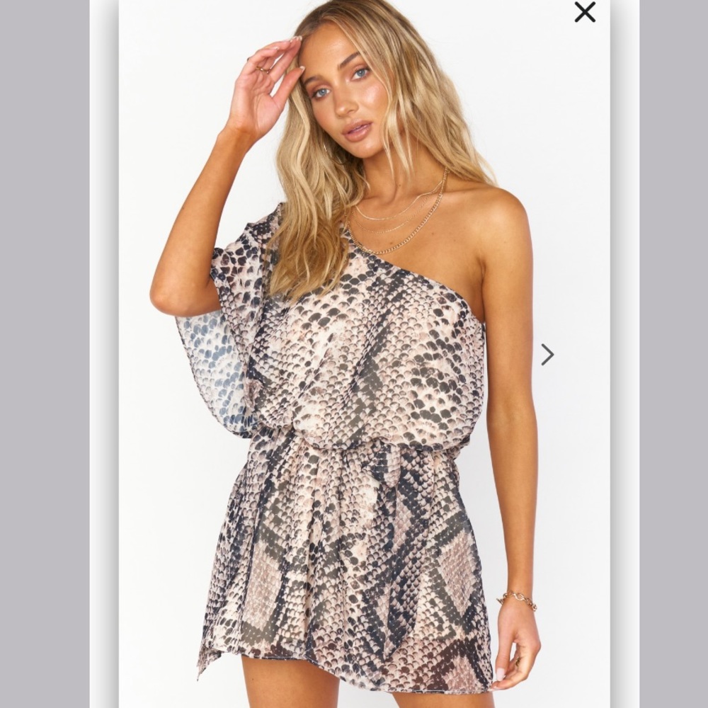 Mumu Trish Dress Snake n Shake Size XS